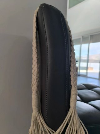 Bolso de macramé hecho a mano
