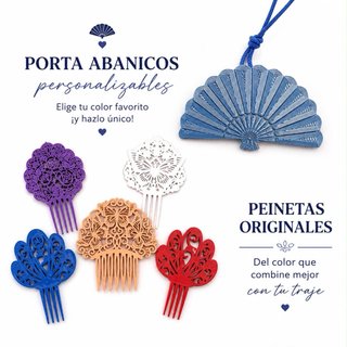 Porta abanicos personalizables