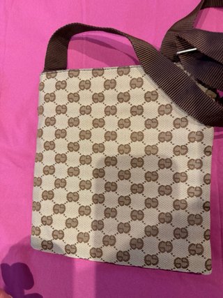 Borsa a tracolla Gucci beige