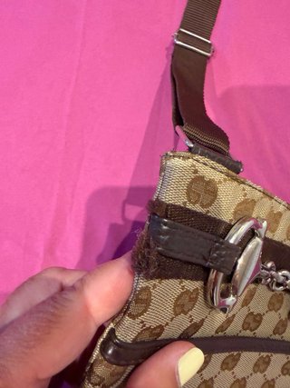 Borsa a tracolla Gucci beige