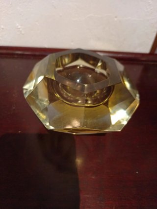 Cenicero Murano Cristal Dorado