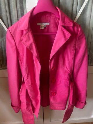 Gabardina Zara Fucsia Talla S