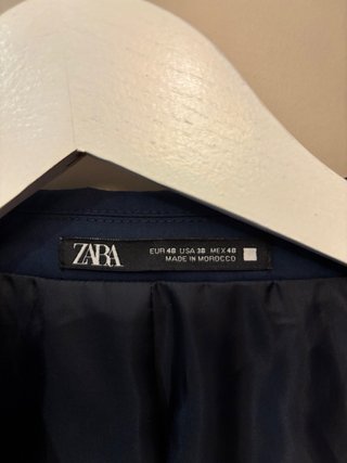 Blazer ZARA Azul Marino Talla 48
