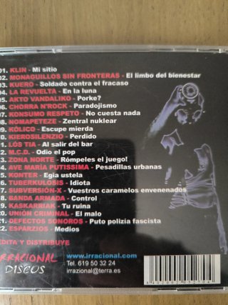 CD Marcelino Punk y Vino - Volumen 1