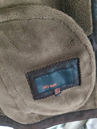 Cazadora Zara Hombre Talla M Marrón