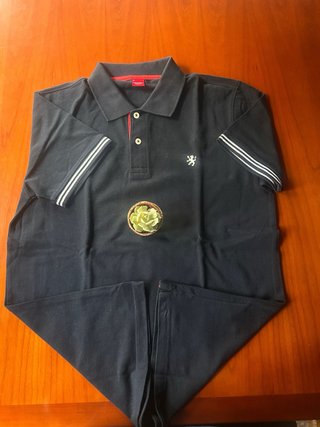 Polo Lyon of Porches Negro Talla M