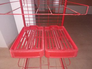 Expositor Metálico Rojo