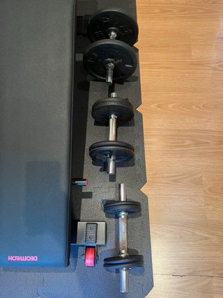 Banco de pesas y mancuernas Decathlon