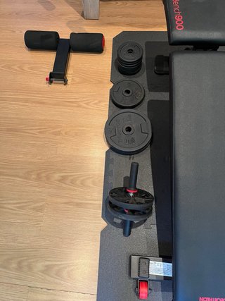 Banco de pesas y mancuernas Decathlon