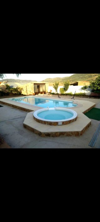 Kit completo Piscina+Jacuzzi cascada o mini piscin