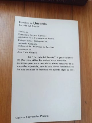 Historia de la vida del Buscón llamado don Pab...