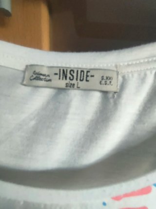 Blusa Inside Talla S Mariposas freedom
