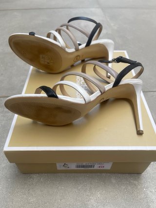 Sandalias Michael Kors Tacón Tiras Talla 40