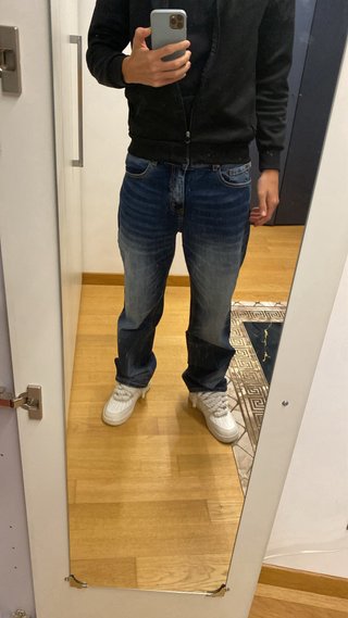Jeans baggy blu