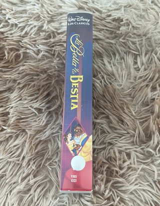 Pelicula VHS La bella y la bestia Disney