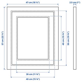 Marco de fotos IKEA EDSBRUK 40x50 cm