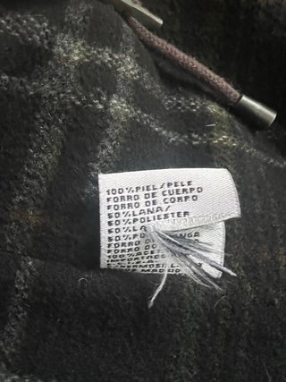 Chaqueta Cuero Emidio Tucci Talla 52 Marrón Burdeo