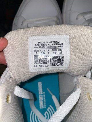 CONVERSE Pro Blaze V2 altas blancas talla 40