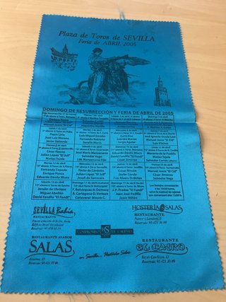 Cartel Feria de Abril Sevilla 1994 Toros