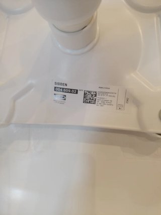 Silla infantil IKEA blanca