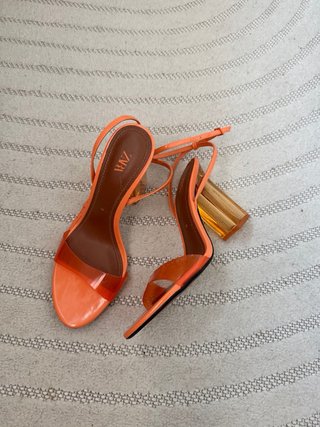 Sandalias Zara Talla 38Naranja