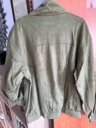Chaqueta Adidas estilo chino verde S