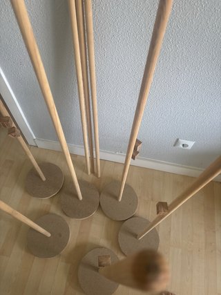 Circuito madera pruebas físicas