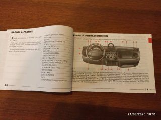 FIAT SEICENTO 600 LIBRETTO USO E MANUTENZIONE