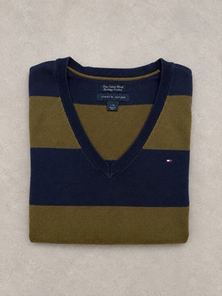 Jersey Tommy Hilfiger pico rayas