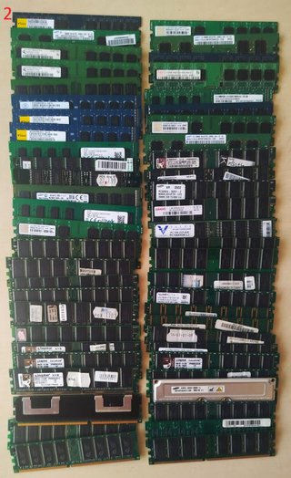 Lotes de Memoria RAM SDR DDR
