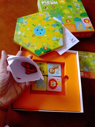 Juego de mesa Memo Meuh Djeco 3-6 años