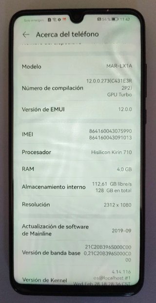 Huawei P30 lite con Caja