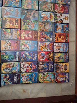 Lote Películas VHS Disney (Español)