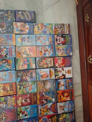 Lote Películas VHS Disney (Español)
