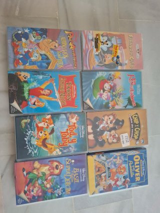 Lote Películas VHS Disney (Español)