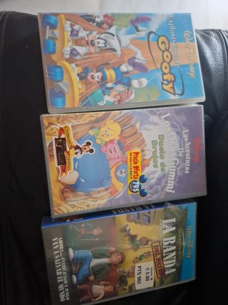 Lote Películas VHS Disney (Español)