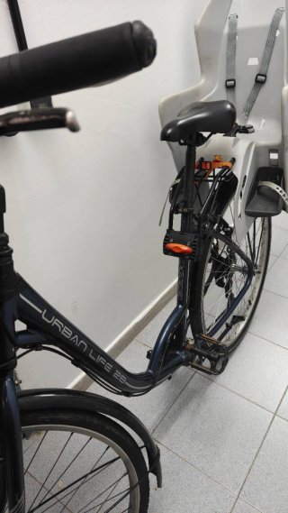 Bici paseo con silla para niño Polisport