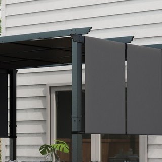 Toldo de protección solar. Pérgola, resistente a l