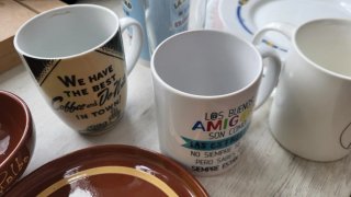 Conjunto de vajilla, vasos y tazas