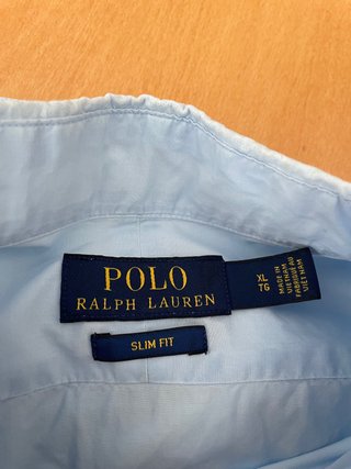 Camisa Polo Ralph Lauren Azul Slim Fit