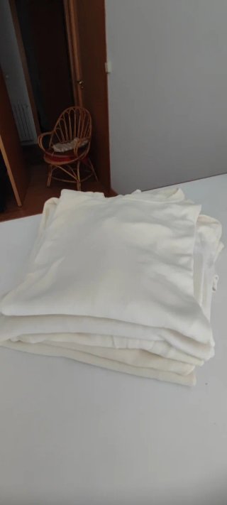 Camisetas manga larga blanca unisex