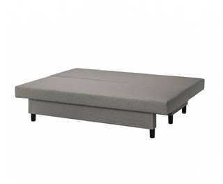 Sofá Cama Ikea Gris con Cojines