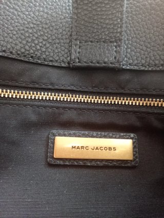 Bolso Marc Jacobs Negro Piel Cadena Dorada