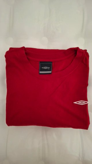 Camiseta UMBRO Roja Manga Larga