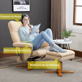 Sillón de relax sillón de masaje con reposapiés es