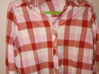 Camisa cuadros manga larga