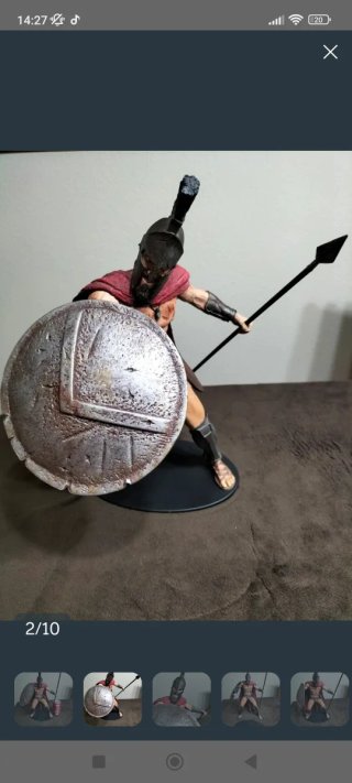 Figura Leonidas Guerrero Espartano
