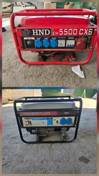 Lote 2 Generadores HND EM5500 CXS y  POW4761 SC