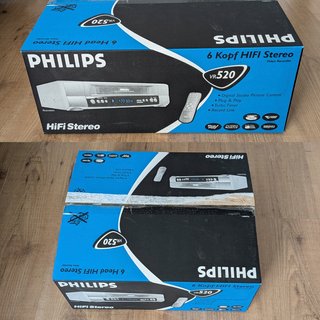 Vídeo VHS Philips VR520/16 NUEVO A ESTRENAR