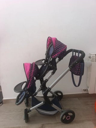 Carrito de juguete gemelar